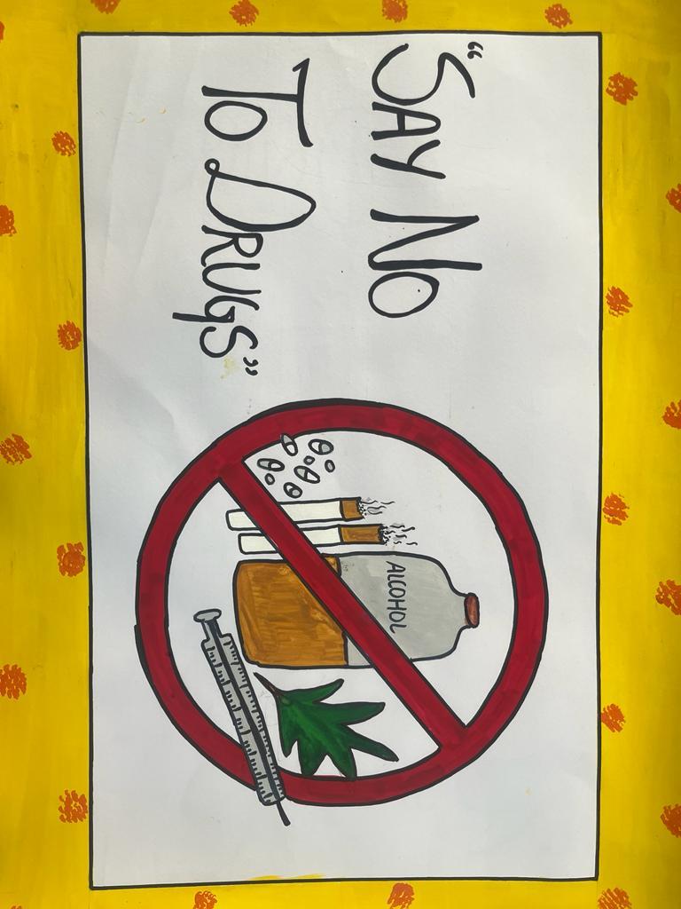 Sixth graders say it with posters: Stay drug free | The Varnett School -  Southwest